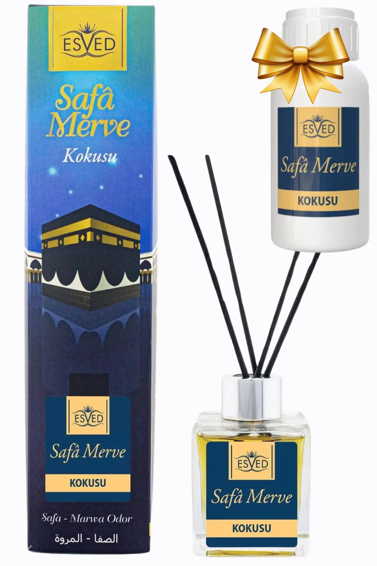 Safa Merve Kokusu 100 Ml Çubuklu Oda Kokusu Yedek Dolum Şişesi Hediyeli